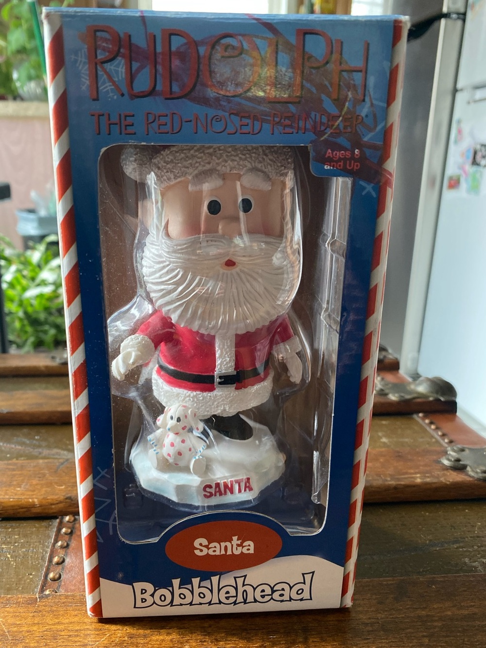 Santa Bobblehead Holiday Ornament Collectible 2002